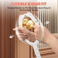 TGIOW Cat Door Latch with Stabilizer, Keep Door Open 2.5-6.5" - 1pcs-white - image 2