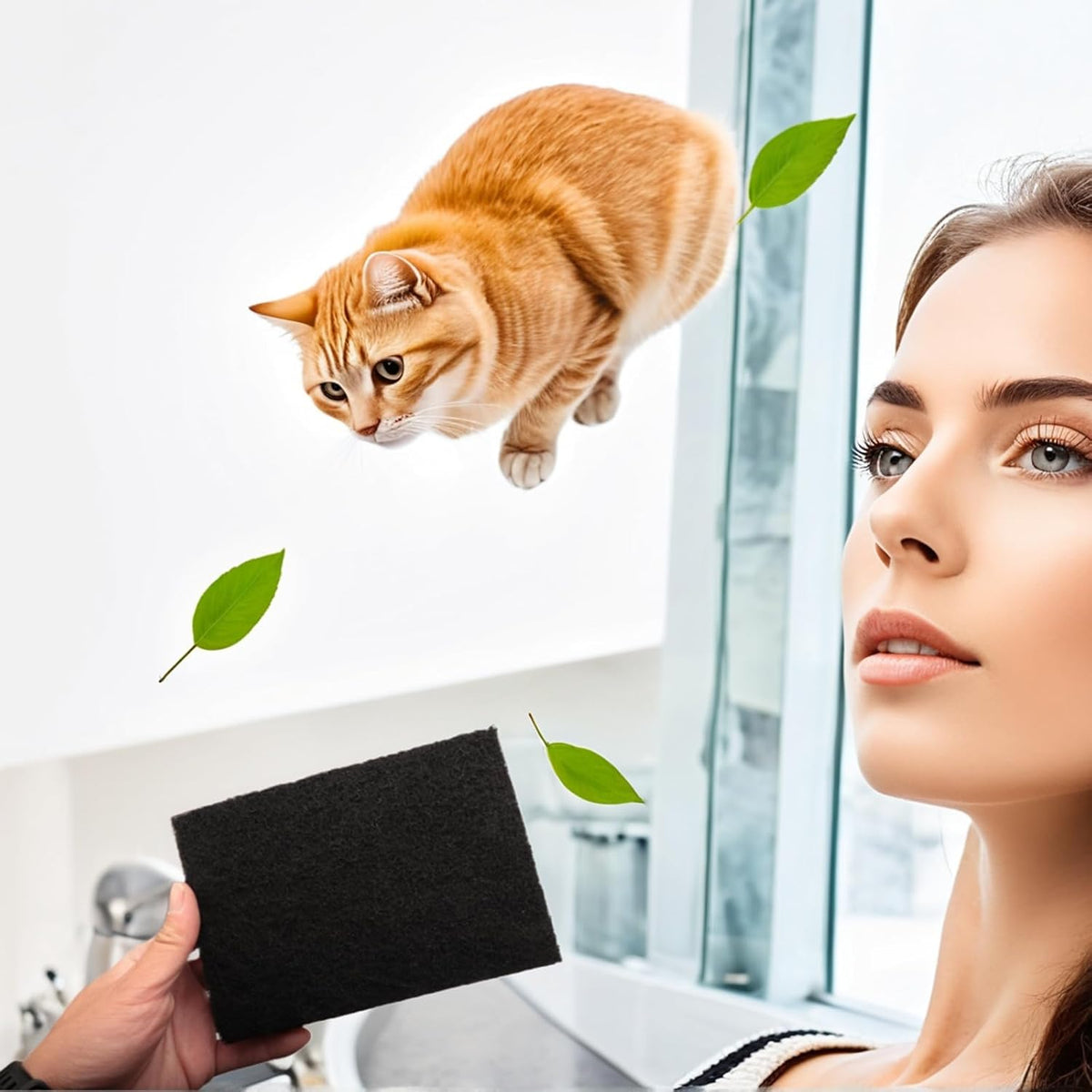 6 Pack Charcoal Cat Litter Box Replacment Filter Hooded Cat Litter - VN Filters - image 4