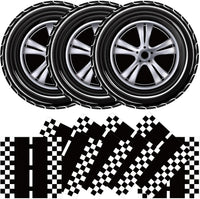 40 Pcs Basketball Plates and Napkins Set - Race Car