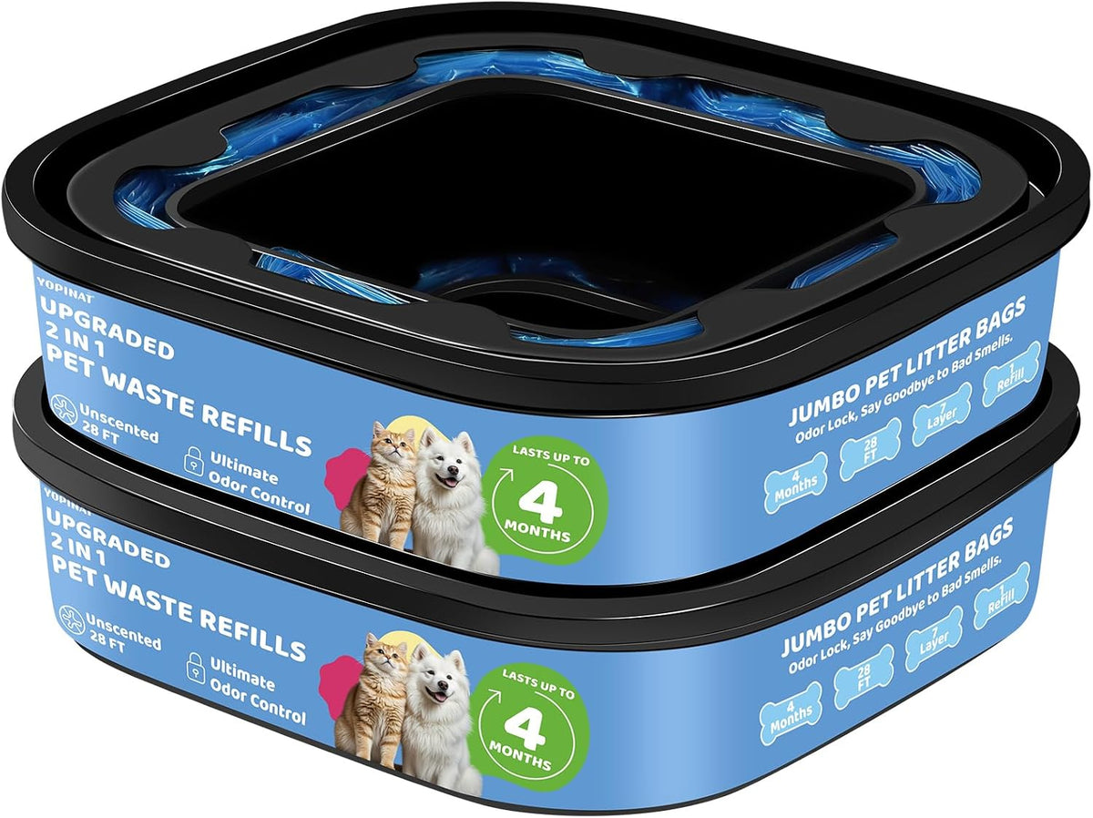 Genie Refill Bags for Cat Dog 2 Pack - 1 Count (Pack of 2)