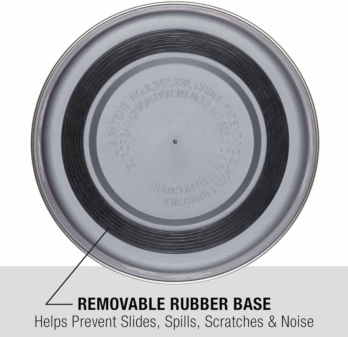 Loving Pets Bella Dog Bowls, Stainless Steel Dog & Cat Bowls - Blueberry / Medium (20-35lbs) - image 3