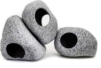 Aquarium Decorations Rock, Stackable Fish Tank Decor Cave - J101+J001x2