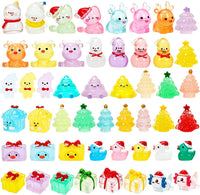 JUNEBRUSHS 50 Pcs Mini Pumpkins Fake Pumpkins Artificial Pumpkins - Christmas Figurines Style