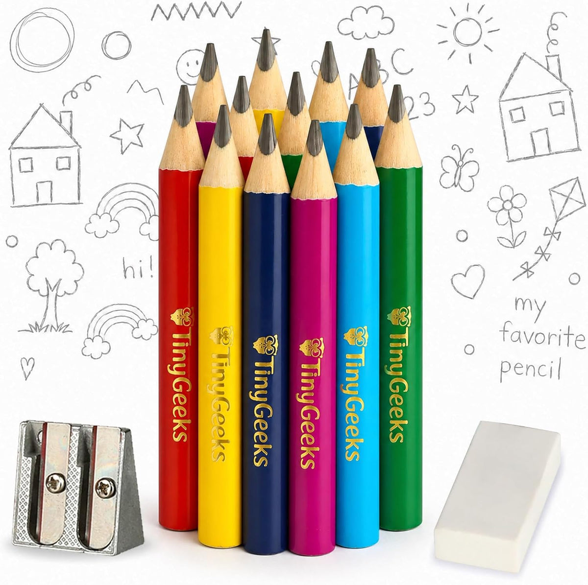 Jumbo Pencils for Toddlers, My First Kindergarten Pencils