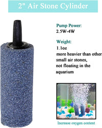 AQUANEAT Aquarium Air Stones 1 inch 12 Pack, Bubble Stone - 2 inch - image 4