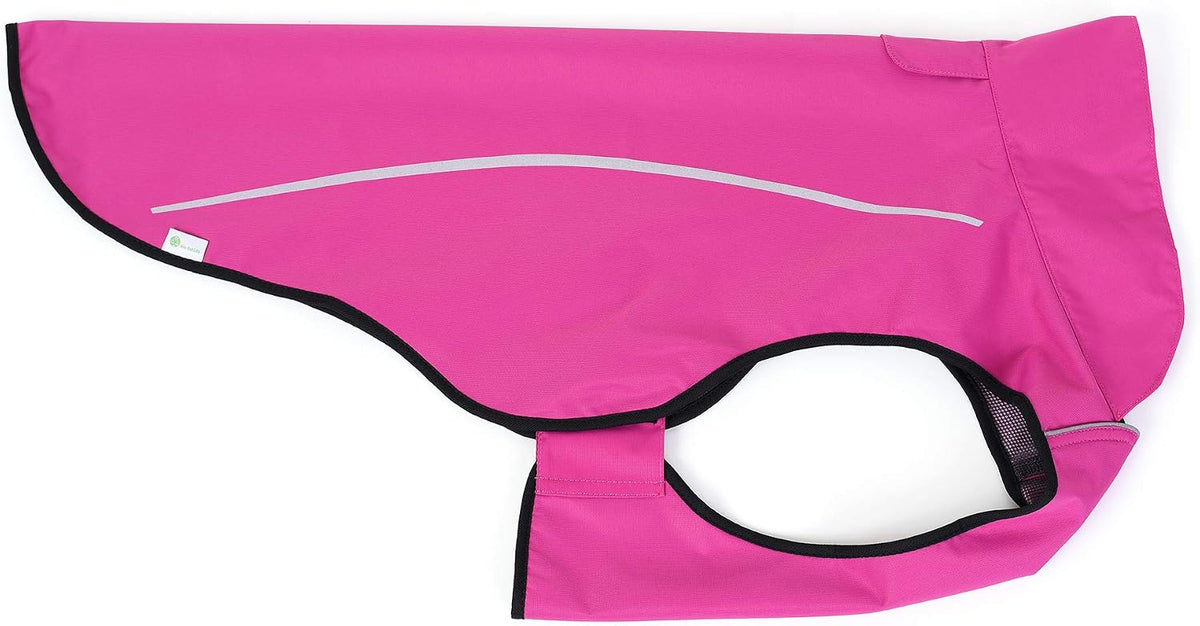 Mile High Life Dog Raincoat - S Chest 22"-25" / Hot Pink - image 3