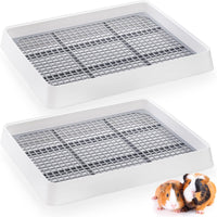 WUWEOT 2 Pack Large Rabbit Litter Box