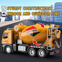 Takgud 13.5 inch friction powered crane truck toy with extending arm and lights - view 4
