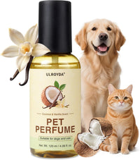 Dog Cologne & Pet Perfume, Long-Lasting Coconut & Vanilla Scent