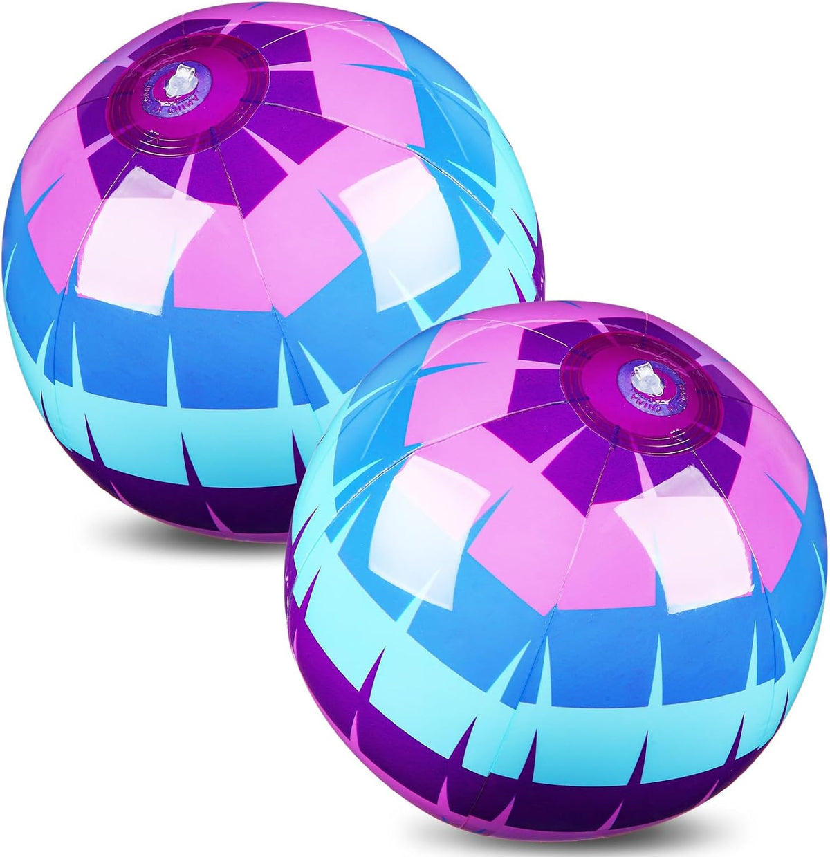 Hollowfly 12 Pack Checkered Flag Beach Balls Kids 7.87" - 11.8" / Video Game / 2