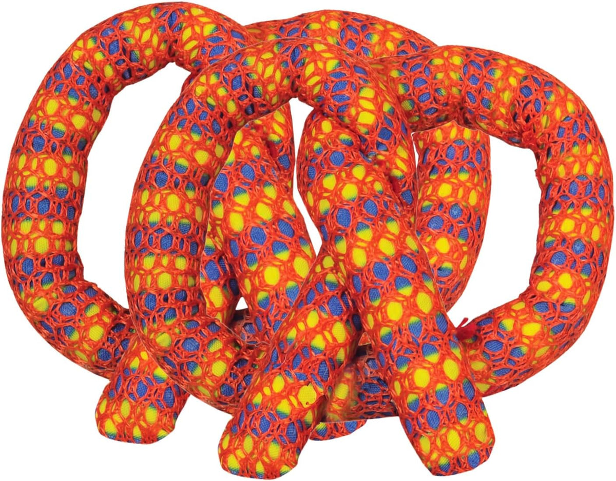 Catstages OrkaKat Wiggle Worm Dental Cat Chew Toy with Catnip - Pretzel / One Size (Pack of 2)