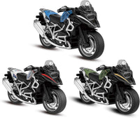 MING YING blue diecast motorcycle toy with sound and light - view 8