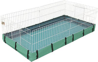 MidWest Homes for Pets Canvas Bottom for Guinea Pig Habitat Model - Green / 47.3"L x 23.8"W x 4.3"H