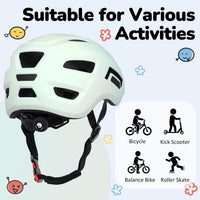 OUWOER toddler and kids bike helmet with vents and adjustable dial - view 28
