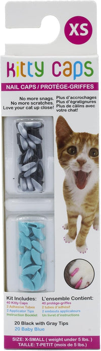 Kitty Caps Nail Caps for Cats, Safe - X-Small (Under 5 lbs) / 1-Pack