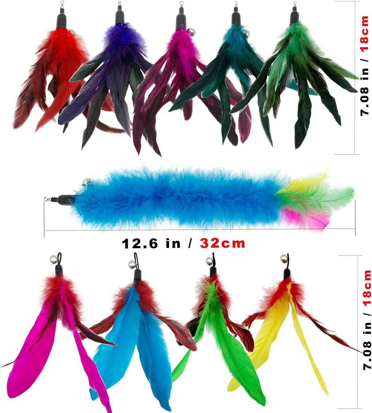 CATENESS Cat Feather Toys Refills - image 2