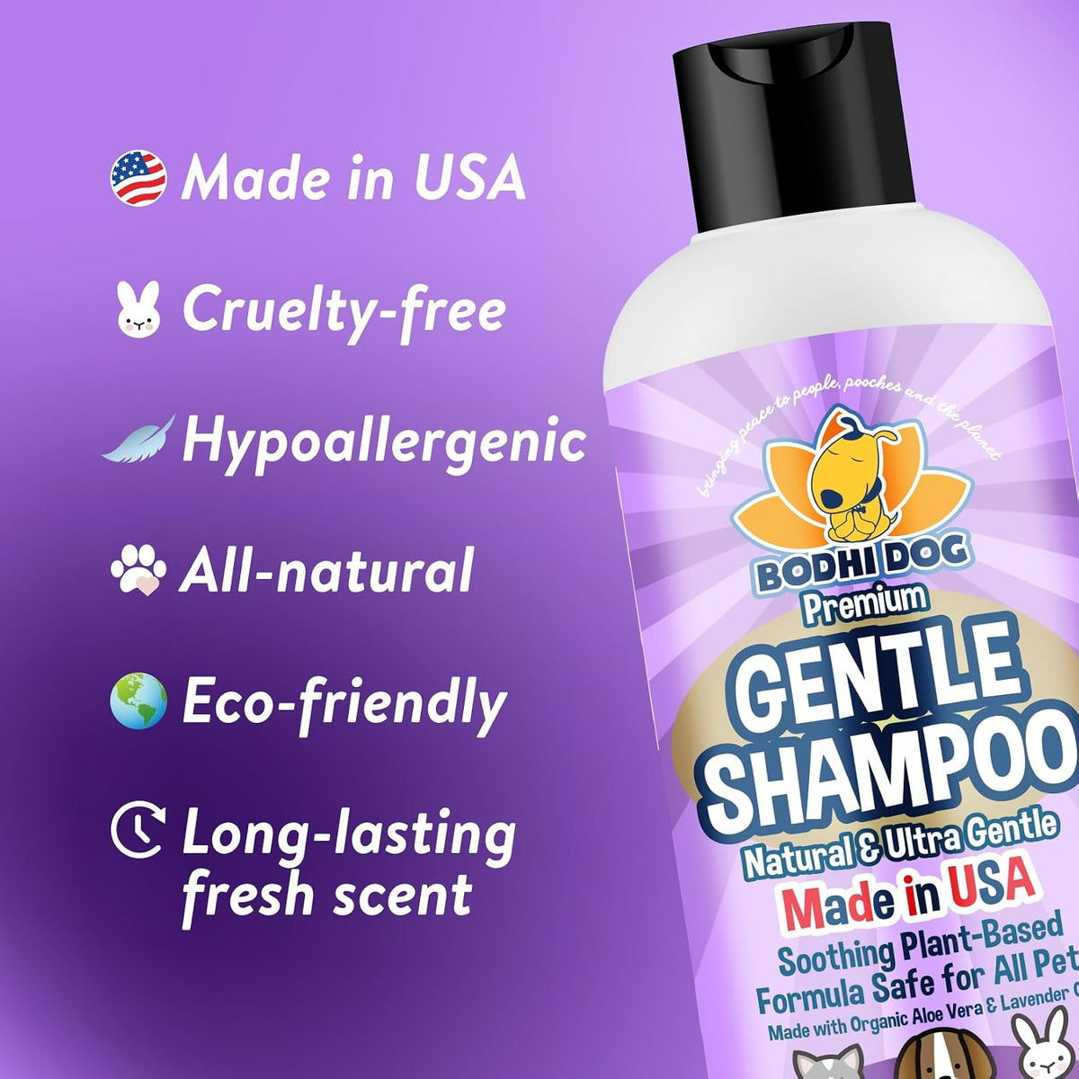 Bodhi Dog Skunk Shampoo | Skunk Smell Odor Remover Cleans & Deodorizes Using Essential Oils - Gentle / 17 Fl Oz - image 2