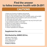Dr.by Cat Colostrum Protein Cat Supplement Immune Support Muscle Growth, Gentle on Digestion for Kittens, Adult&Senior Cats with Goat Milk, Whey Protein Isolate, Colostrum Lickable Formula