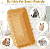 Tessco for you 30 Pack Disposable Litter Boxes for Cats - Light Brown - image 4