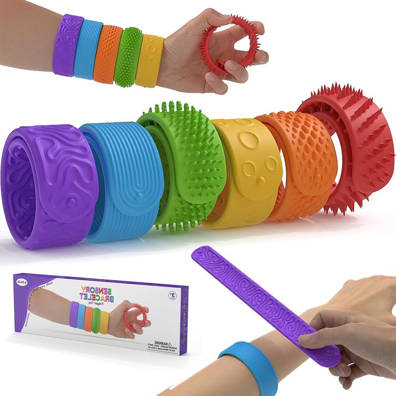 Sensory Slap Bracelets for Kids & Adults - 6