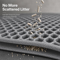 Cat Litter Mat, 30" x 22" Extra-Large - Gray / 30x22in - image 3