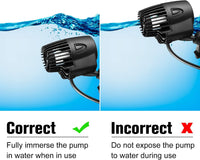 Zhengmy 4 Pcs 800 Gph Aquarium Circulation Pump with Magnetic Suction - 4 - image 4