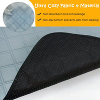 4 Pack Guinea Pig Cage Liners Washable Guinea Pig Bedding Reusable - Light Grey / 48" x 24" (2 Pack) - image 4