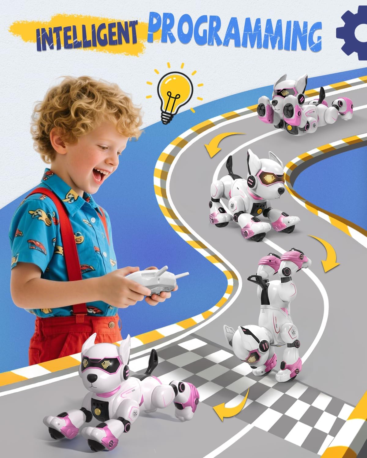 anysun programmable remote control robot dog toy for kids - view 9