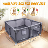 Whelping Box for Dogs and Puppies - 38×38×18in - image 2
