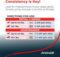 Plus, Mobility, Hip, and Joint Supplement for Dogs, Green-Lipped Mussels and Krill Oil - Dog Joint Supplement, Better and Faster Than Glucosamine and Chondroitin, 150 Soft Gels