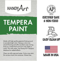 Handy Art metallic gold tempera paint in a 16 oz pint squeeze bottle with flip cap - view 11