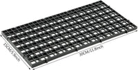Aquarium Fish Tank Bottom Isolation 8 Pcs, Plastic Egg Crate – Essentials for Fish - S 4pcs Black - image 3