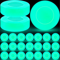 Deekin glow in the dark hockey pucks glowing green, PVC pucks with matte finish - view 5