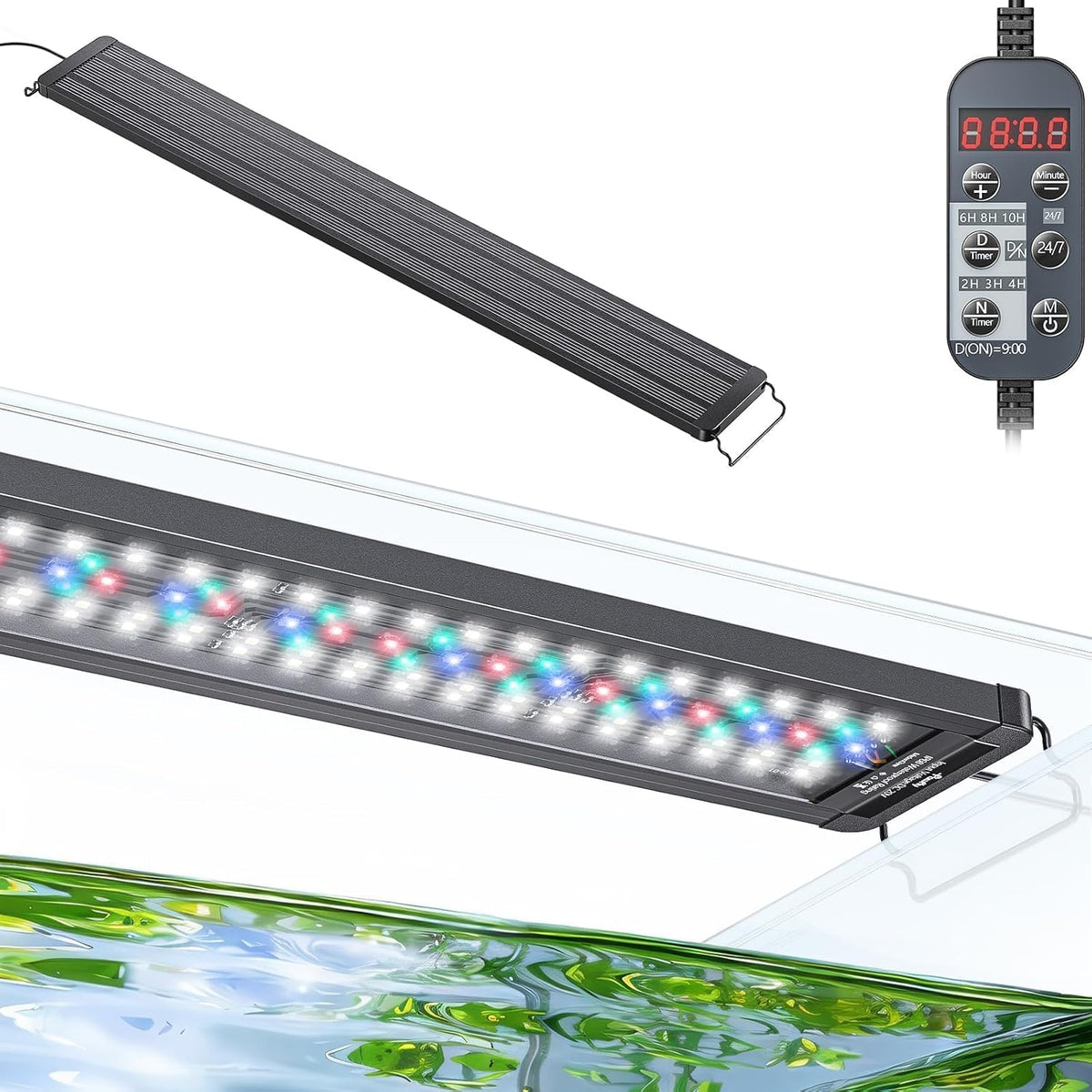 Pawfly Aquarium Light for Plants, 42 W Bluetooth Fish Tank Light - Basic / 36" to 45"