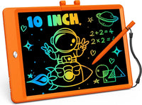 ORSEN LCD Writing Tablet 10 Inch - Orange / 7"W x 9.8"H