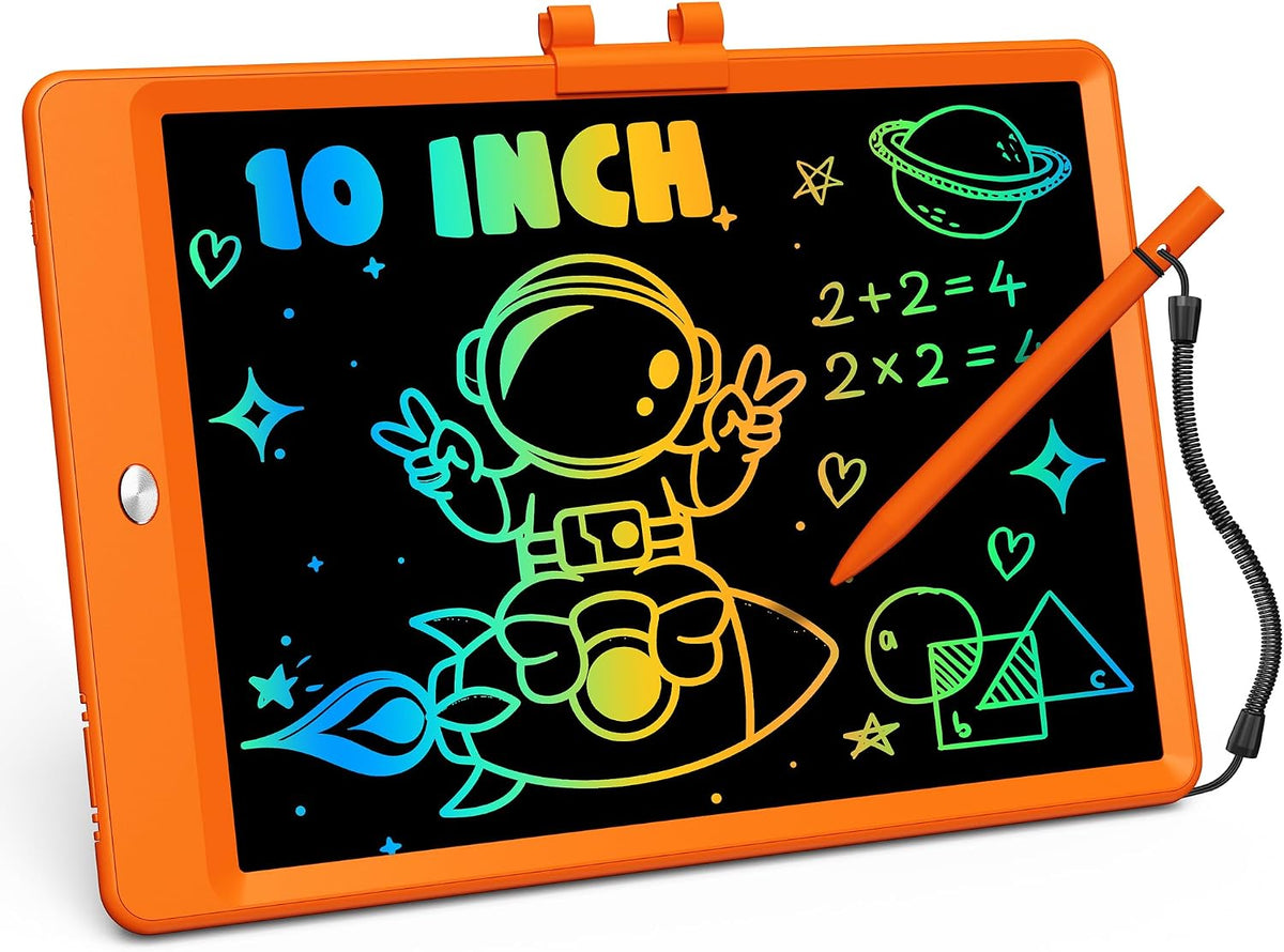 ORSEN LCD Writing Tablet 10 Inch - Orange / 7"W x 9.8"H