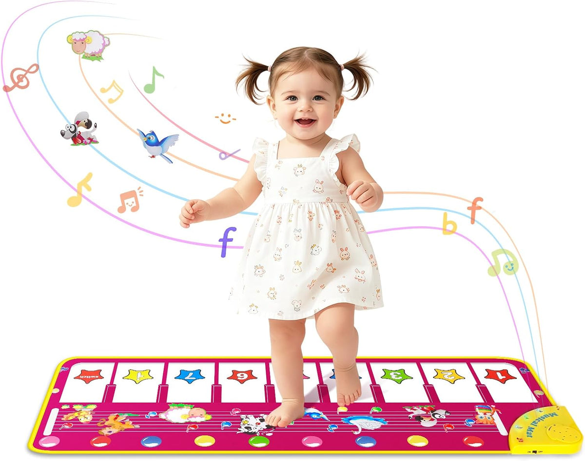 Floor Piano Mat, Toddler Girl Toys Musical Mat - Purple