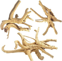 Natural Large Spiderwood Driftwood for Aquarium Decor Rptile Fish Tank Decoration Assort Branch 7-11'' 3 Pcs