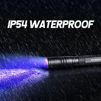 UV Flashlight 395nm Zoomable Black Light Lamp Ultraviolet Lights – Essentials for Dogs - 1 Pcs-rechargeable Uv Flashlight - image 2