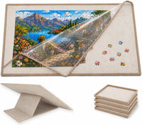 Yunihome puzzle board for 1000 pieces with 4 sorting trays and protective cover - view 9