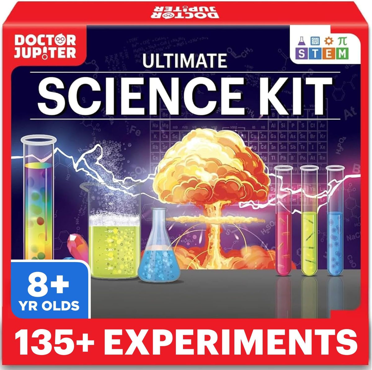Doctor Jupiter My First Science Experiments Kit for Kids Ages 4+ – Fun for Kids & Family - Ultimate Science Kit: 8+