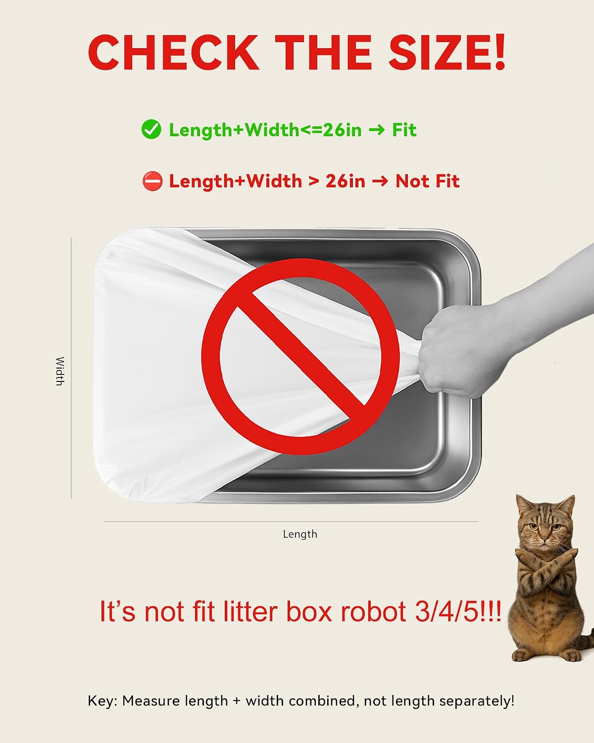 150 Count Cat Litter Box Bags for Automatic Cat Litter Box - 1 Count (Pack of 30) - image 3