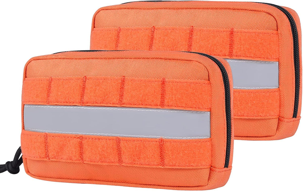OneTigris Service Dog Vest Harness Saddle Bag Backpack Pouch – Essentials for Dogs - Orange