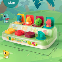 Tovol Zerky Montessori Cause & Effect Toy 12-18M - Dinosaur Figure - image 3