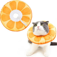 Cat Cone Collar Soft, Waterproof Cat Recovery Collar for Wound Healing Cute Donut Adjustable Kitten Cones to Stop Licking Comfortable NEC Elizabethan Collars for Cats Kittens After Surgery