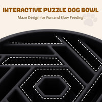 WHIPPY Slow Feeder Dog Bowl - black - image 2