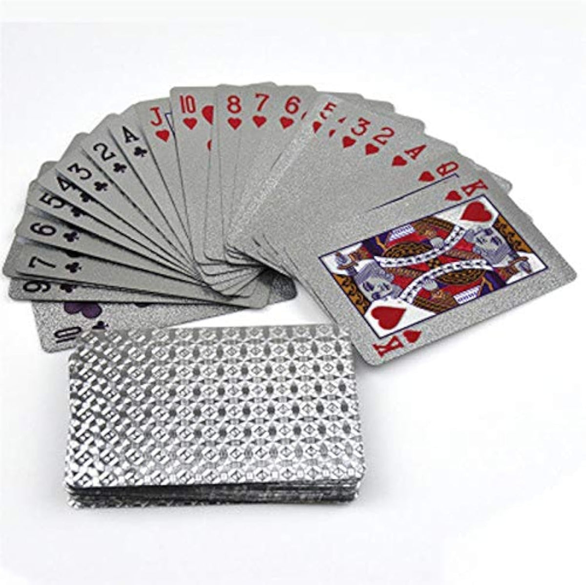 EAY Gold Waterproof Playing Cards - Sliver 1-pack