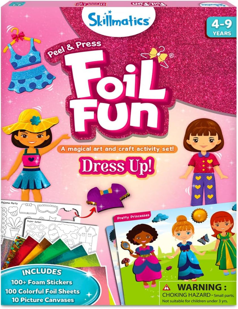 Skillmatics Foil Fun Bugs & Butterflies, Foil Art - 5. Dress Up
