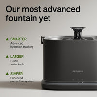 PETLIBRO Upgrade Cat Water Fountain Stainless Steel Tray - Black / Fountain (Pack of 8) - image 3