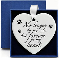 OFlyDesigns Pet Memorial Ceramic Heart Keepsake - No Longer